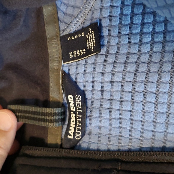 Lands End Outfitters Soft Shell Navy Blue Full Zip Jacket S - Picture 2 of 13